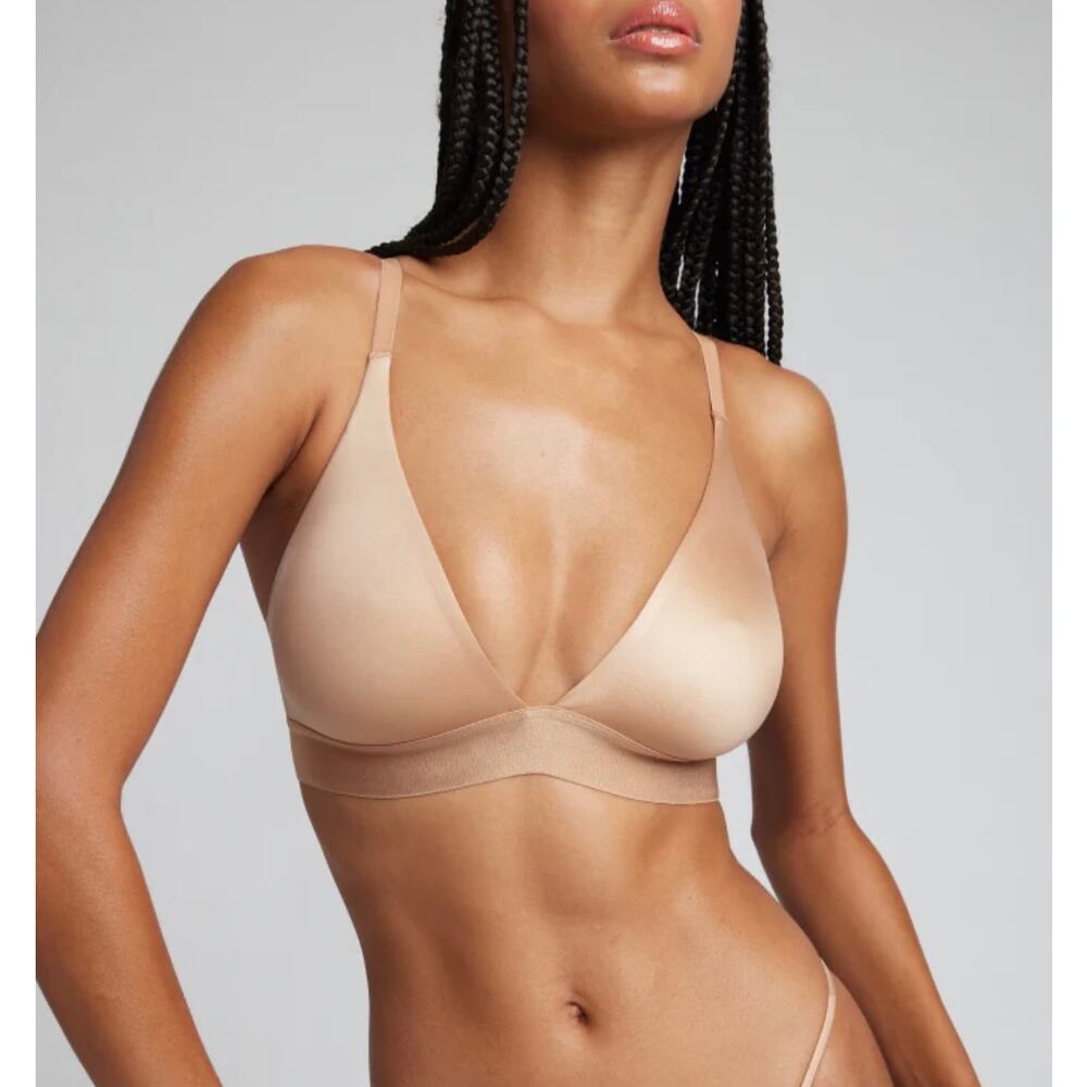 NEGATIVE Glacé Triangle Wireless Bra Buff Size 1 / Small